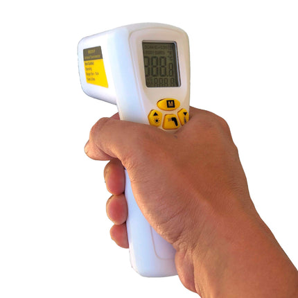 Mastech MS6591P Infrared Digital Thermometer Non-Contact Forehead with 2 measurement modes: Body (32ºC-42ºC) and Surface (0ºC-100ºC)