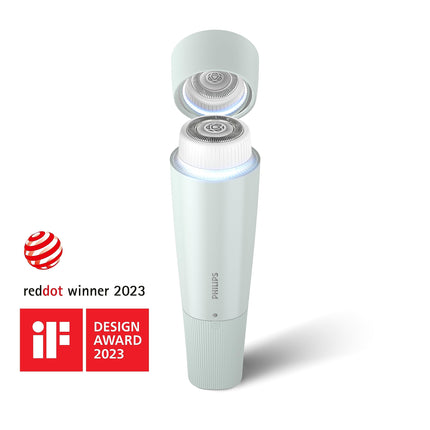 فيليبس بيوتي - جهاز إزالة شعر الوجه فيليبس سيريز 5000 للنساء، BRR474/00، عبوة من قطعة واحدة