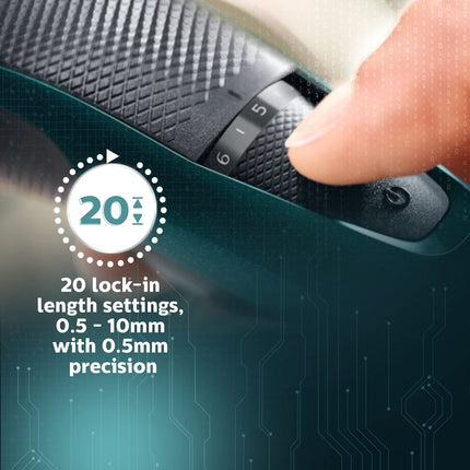 ماكينة تشذيب اللحية الذكية فيليبس BT3231/15 للرجال، تعمل بالبطارية، مزودة بشفرات ذاتية الشحذ لتشذيب دقيق - شحن سريع؛ ماكينة التشذيب رقم 1 في الهند*