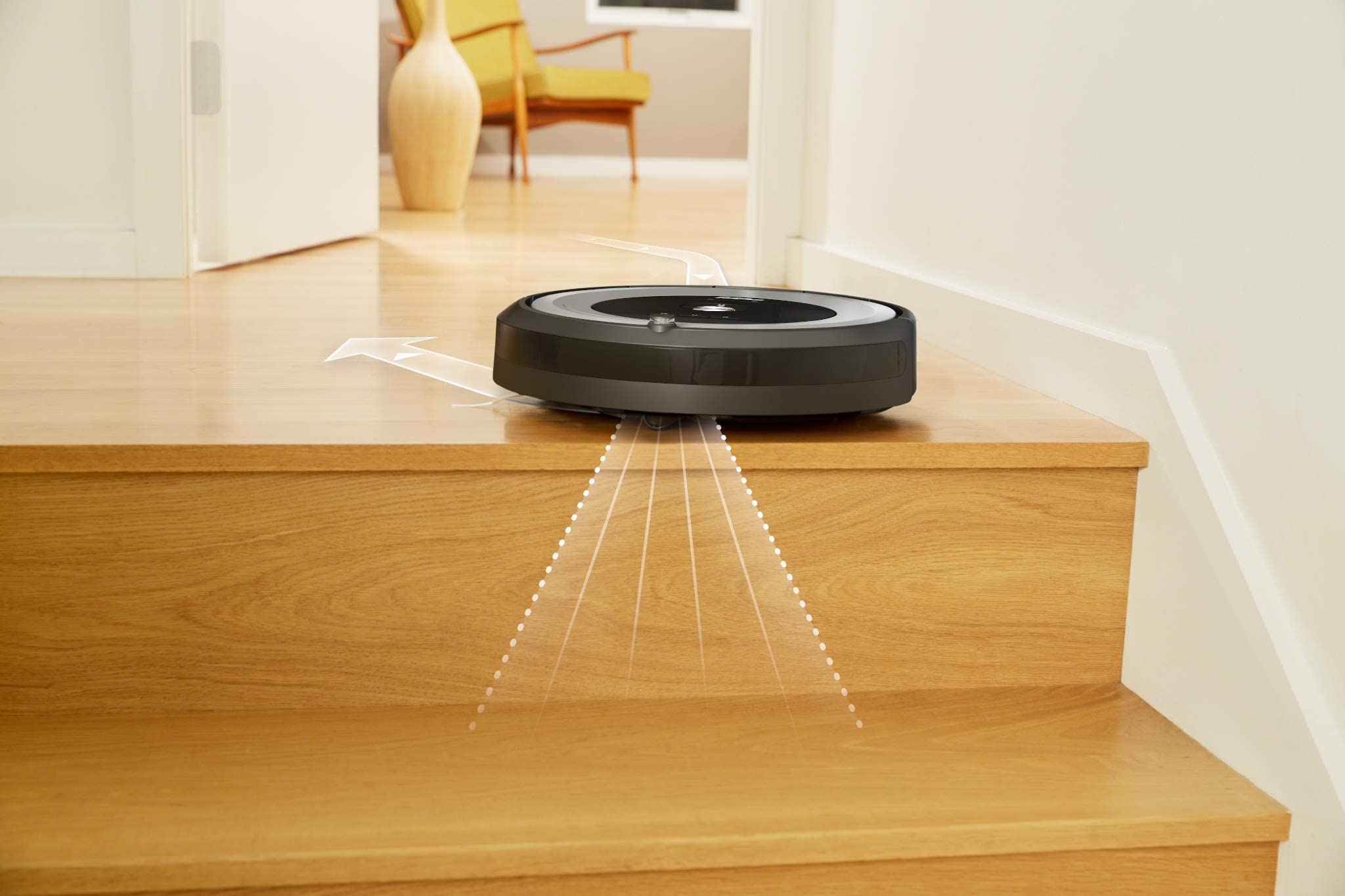 iRobot Roomba 606 Robot Vacuum - Good for Carpets and Hard Floors - Dirt Detect Technology - 3 Stage Cleaning System