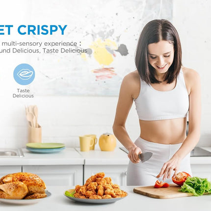 Midea - Air Fryer Mechanical - 4L -MF-TN40D2 Black /1500W