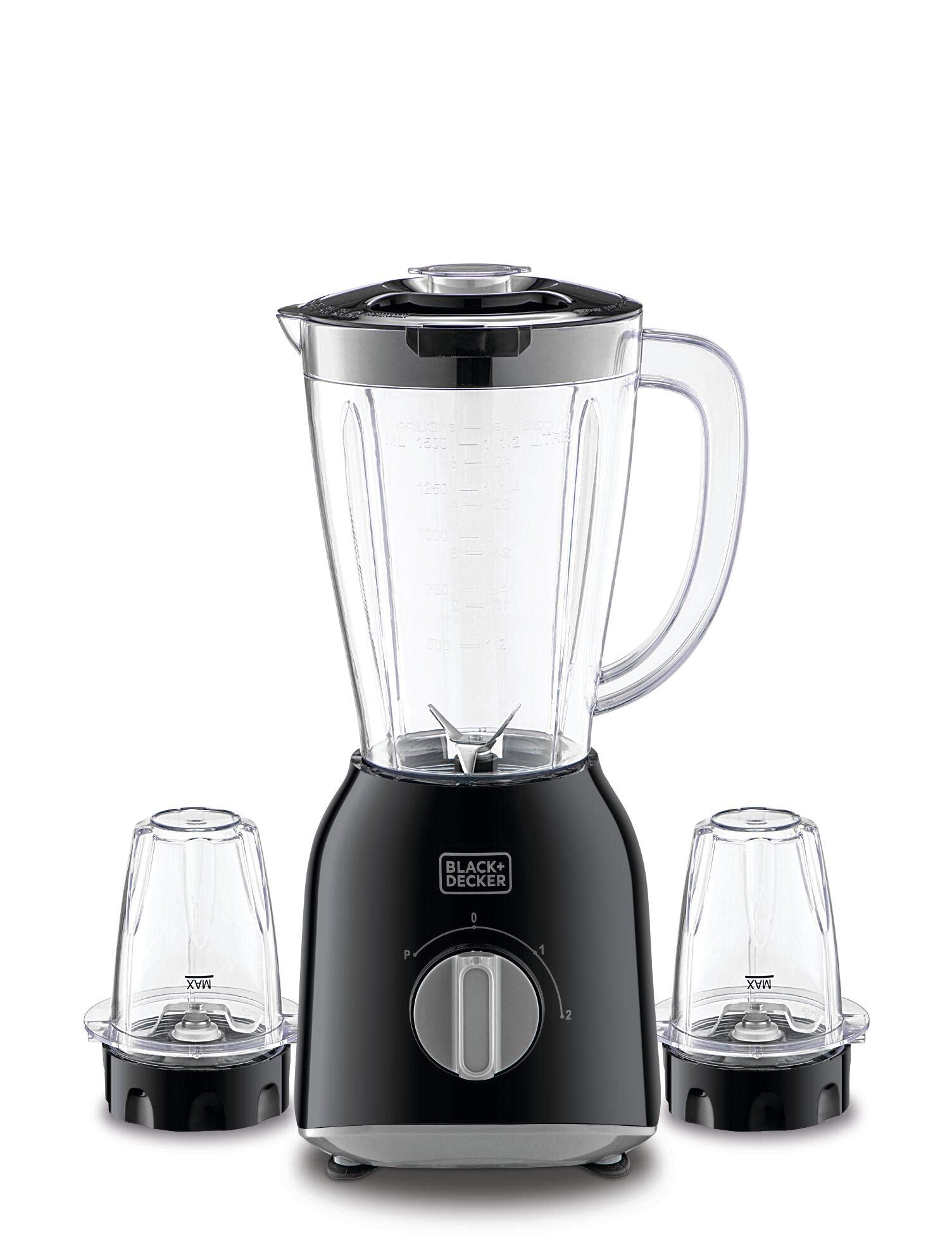 Black & Decker Blender With 2 Mills 1.5 L (400w) / Bx365-B5