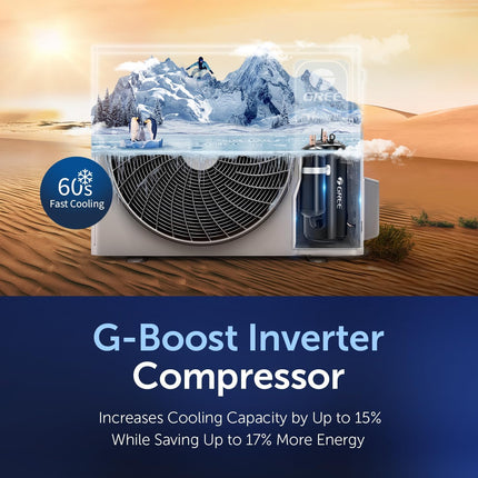 مكيف هواء سبليت جري ٣.٠ طن - iSAVE PLUS-36C3 | ضاغط عاكس | يدعم واي فاي | مبرد R410A | تدفق هواء ثلاثي الأبعاد