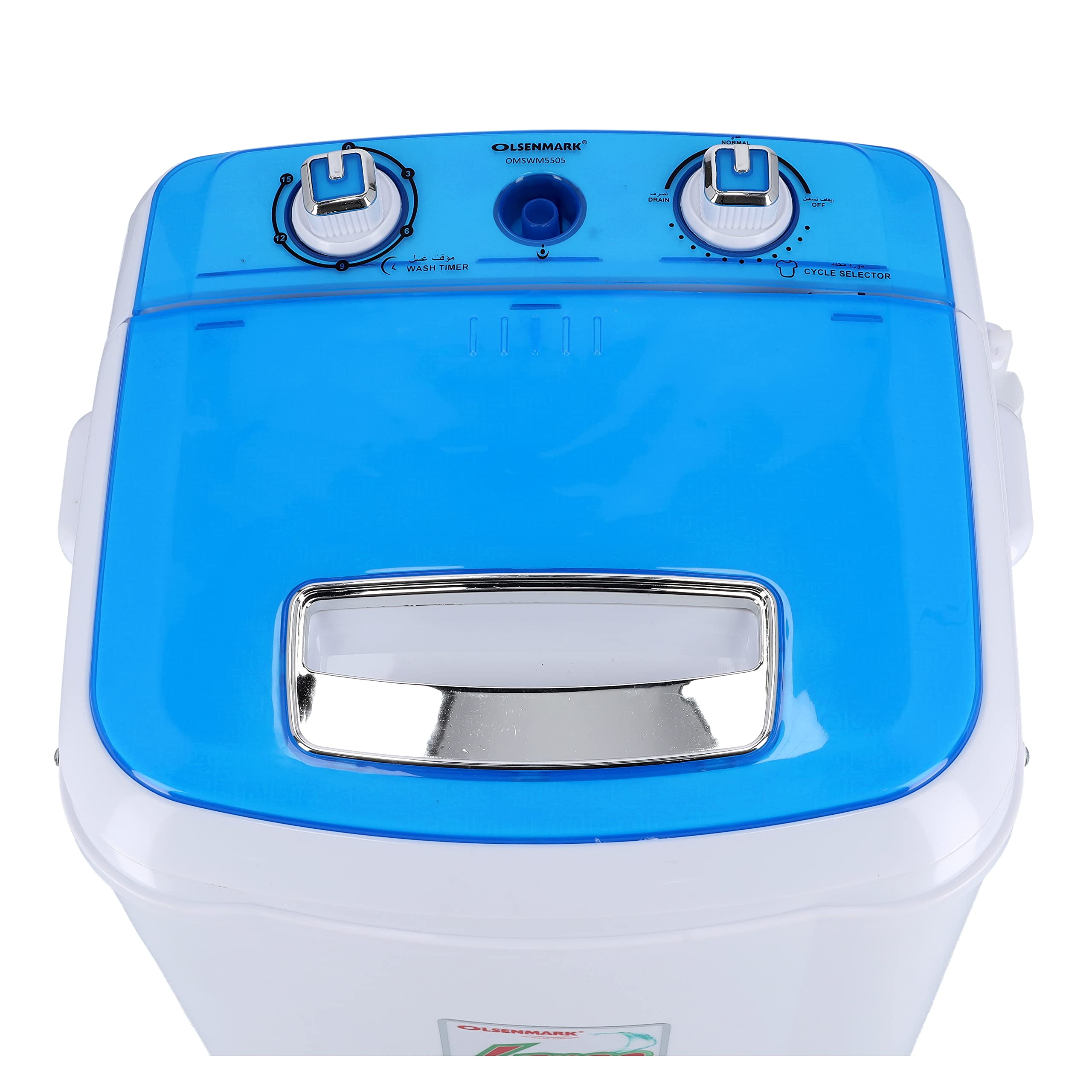 Olsenmark Semi Automatic Washing Machine, 3.8 Kg Capacity