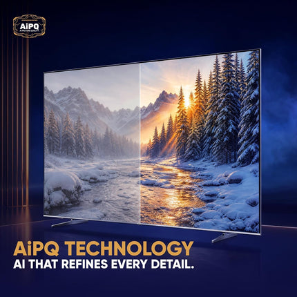 GOTO 55" 4K QD-MiniLED Google TV 55S1(2026) Smart TV, AiPQ, 120Hz Native, VRR Gaming, Built-in Subwoofer & Chromecast, Dolby Vision & Atmos, Bluetooth 5.1, (2-Year Brand Warranty