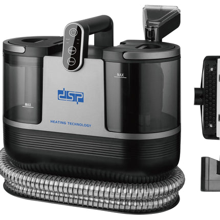 DSP Portable Vacuum Cleaner Machine, 1200W Powerful Motor 3 IN 1 Spot Cleaner Lightweight Multifunctional Machine,1.25L/900ml Double Tank Compact Design for Sofa, Carpet, Car and Pet Pads KD2047