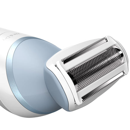 ماكينة حلاقة كهربائية فيليبس بيوتي ليدي سلسلة 8000 مع مزيل شعر الوجه الكهربائي، لاسلكية، BRL166/91