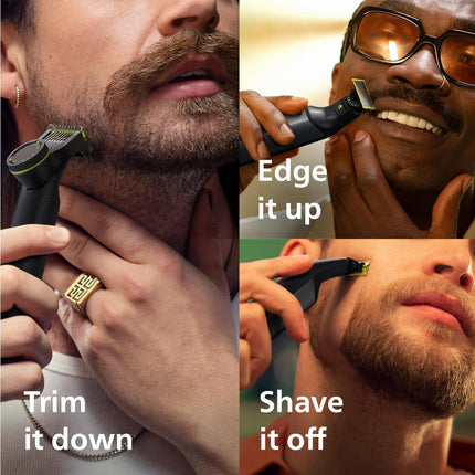 فيليبس ون بليد برو 360 للوجه والجسم، ليثيوم أيون، 14 إعداد طول، QP6551/15