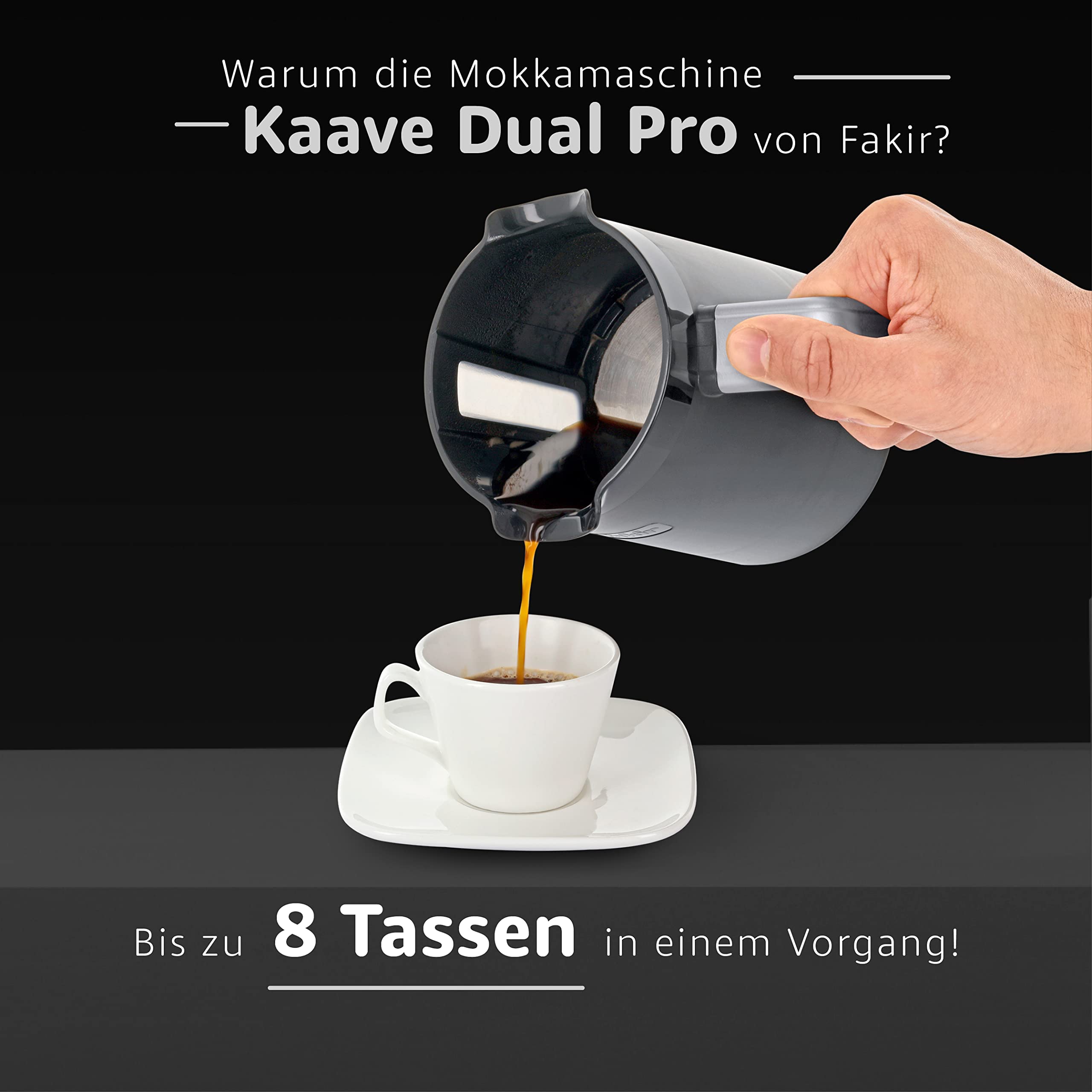 Fakir Fakir-KAAVE DUAL PRO TURKISH COFFEE MACHINE-ANTHRACITE