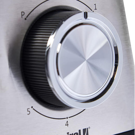 Admiral 1.5 Litre Blender with Grinder and Chopper, 600W Power, 2 Grinding Mills, Stainless Steel Blades, 5 Speed with Pulse Control, Anti-Slip Feet, ADBL1560, 1 Year Warranty.