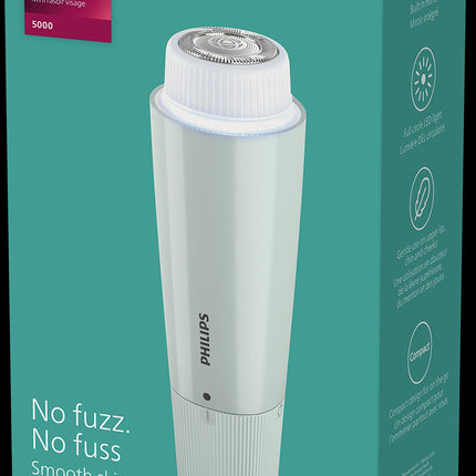 فيليبس بيوتي - جهاز إزالة شعر الوجه فيليبس سيريز 5000 للنساء، BRR474/00، عبوة من قطعة واحدة
