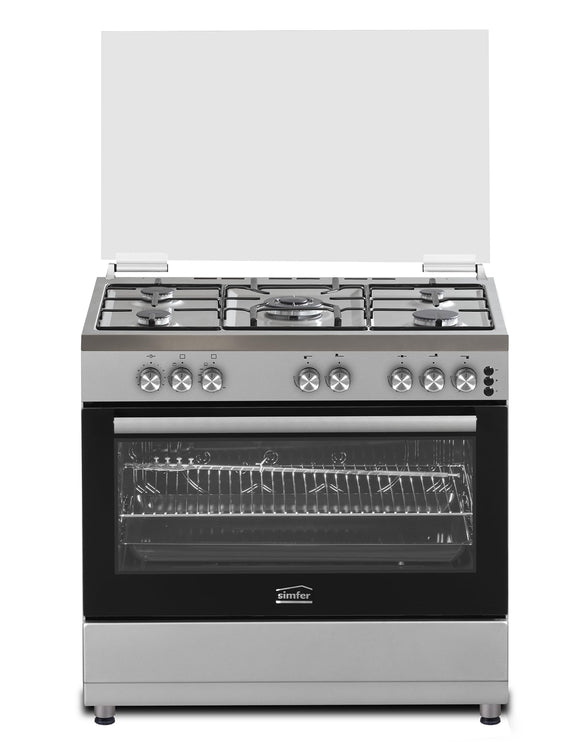 Simfer SMF9065GCL-B 90cm gas cooker