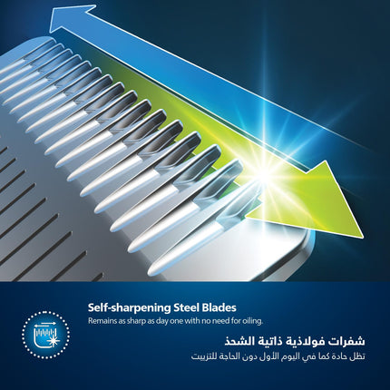 ماكينة تشذيب فيليبس الكل في واحد MG7920/15 | ١٣ في ١ للعناية بالوجه والشعر والجسم | الأنف والأذن | ١٢٠ دقيقة لاسلكية، مقاومة للماء