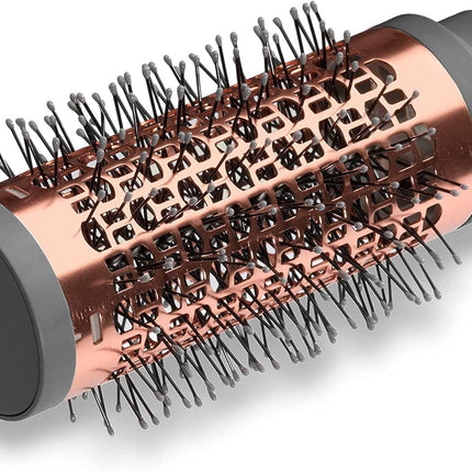 BaByliss 1000 Air Styler | Adjustable 2 Heats + Cool Setting | Ionic Technology For Frizz Free Hair | FREE Conical Curling, Volumizing & Precise Drying Attachment With Heat Pouch | AS136SDE (Grey)