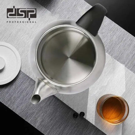 DSP Professional Electric Tea Maker with 2200W Power, 1.2L and 1.8L Capacity, Stainless Steel Design, Perfect for Home or Office, -KK1145