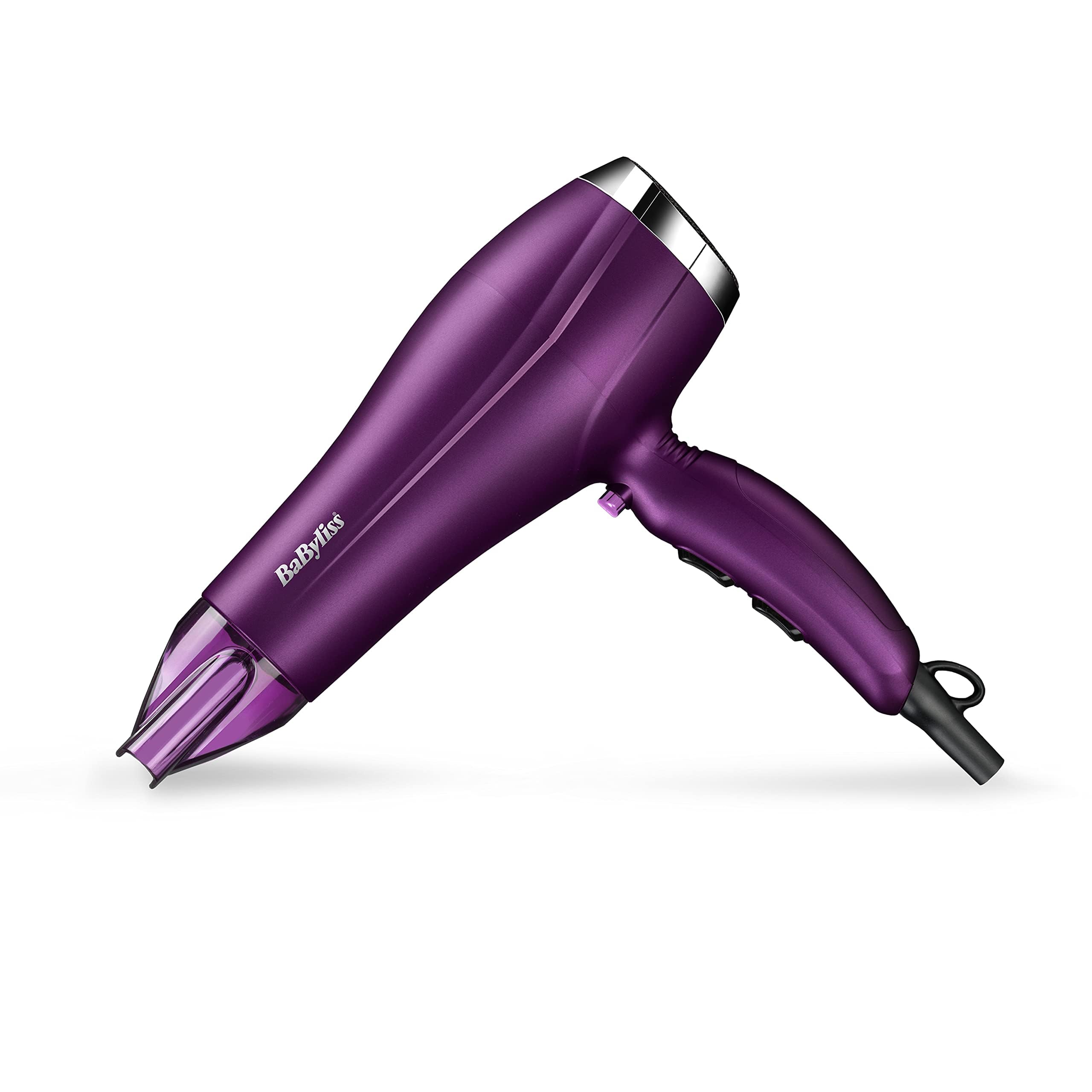 BaByliss Velvet Orchid 2300 DC Hair Dryer | Built-in 3 Heat & 2 Speed Settings With Cool Shot | Ionic frizz-Control For Smooth Hair | Stylish Lightweight Design For Comfort Use | 5513PSDE