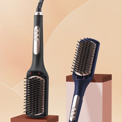 مجفف شعر وفرشاة فرد، 6 إعدادات لدرجة الحرارة (270-450 درجة فهرنهايت)، فرشاة فرد شعر سيراميكية أيونية سالبة للنساء، 11009