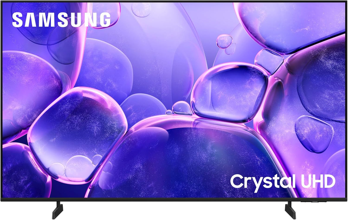 Samsung 55 Inch Crystal UHD TV, U8000F, 4K, Crystal Processor 4K, MetalStream Design, Samsung Knox Security, Endless Free Content, Smart TV, UA55U8000FUXZN