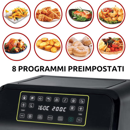 Ariete AIR FRYER DUAL For double quantities 8L / 1700W