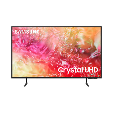 Samsung Smart TV, Crystal UHD, DU7000, 65 Inch, 2024, PurColor, 4K Upscaling, Samsung TV Plus, Q-Symphony, Black