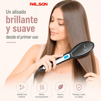 PALSON LIZ Electric hair straightening brush 1500W