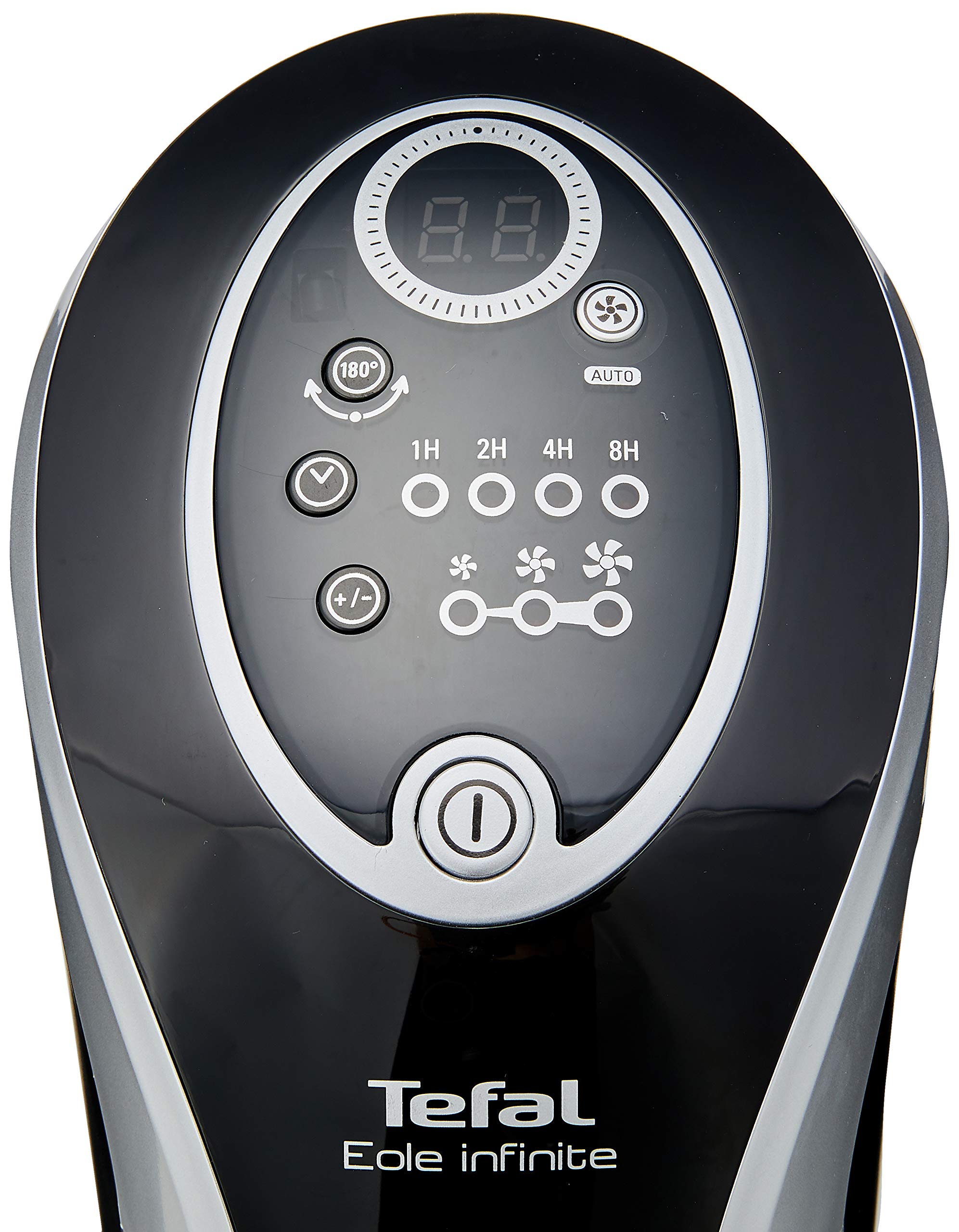 Tefal VF6670 Eole Infinite Tower Fan with Remote,8-Hour Timer LED Digital Control Panel