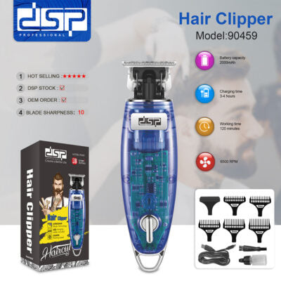 DSP 90459, Hair Trimmer for Men Zero Gapped Trimmer