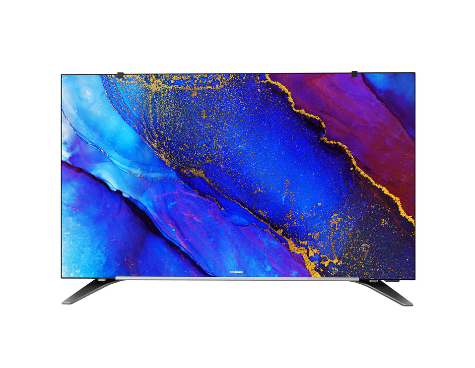 TORNADO Shield Smart LED TV 43 Inch HD With  Built-In  Receiver, 2 HDMI and 2 USB Inputs - 43ES9300E-A - Shahid VIP Promotionتلفزيون سمارت شيلد 43 بوصة LED عالي الدقة مع ريسيفر مدمج 2 منفذ HDMI و2 USB من تورنيدو موديل 43ES9300E A أسود