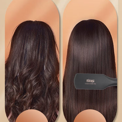 مجفف شعر وفرشاة فرد، 6 إعدادات لدرجة الحرارة (270-450 درجة فهرنهايت)، فرشاة فرد شعر سيراميكية أيونية سالبة للنساء، 11009