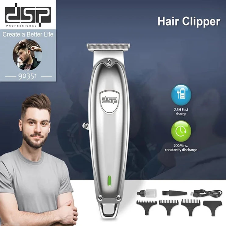 DSP hair and facial hair trimmer model 90351