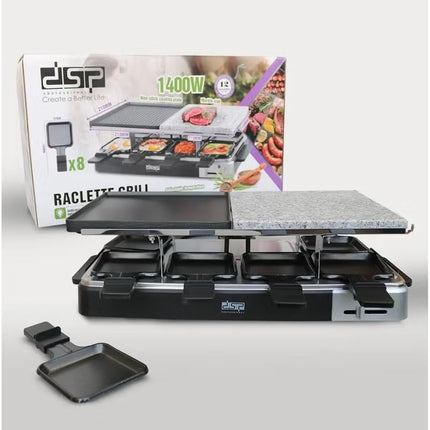 DSP Electric Grill, 1500W with Dual Aluminum and Marble Plates, Adjustable Temperature Control, Indicator Light - Plates for Versatile Cooking, KB1084u