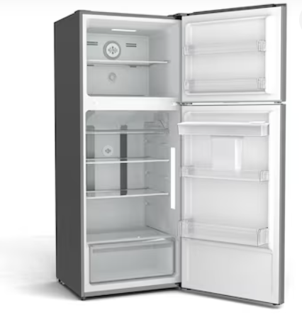 ثلاجة لويد 420L ثلاجة علوية مزودة بضاغط عاكس، مانعة للتجمد، GOFF444HWST1HC، مصنوعة من الفولاذ المقاوم للصدأ