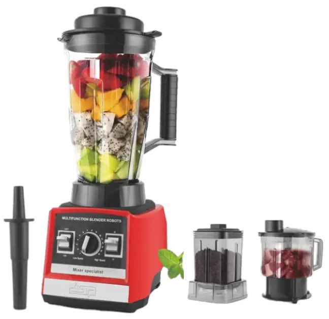 DSP KJ2187 DSP Professional Fruit Juicer blender 3 in 1 with Meat Mixer 1800W 3.0L 28000RPM