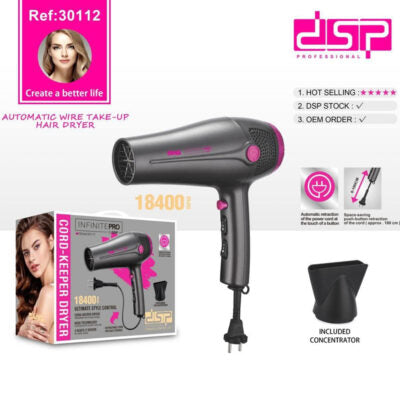 مجفف الشعر البلاستيكي إنفينيتي برو DSP 30112، 2200 واط