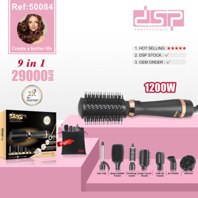 DSP 50084, 1200W 9in1 Hair Styling, 29000RPM