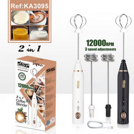 خلاط قهوة قابل لإعادة الشحن 2 في 1 من DSP KA-3095