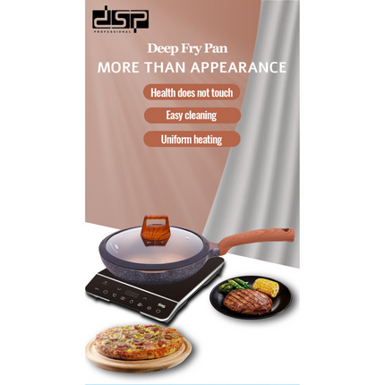 DSP Deep Fry Pan 3.9L CA004-CD28-Black