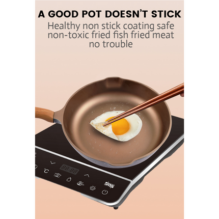 DSP Deep Fry Pan 3.9L CA004-CD28-Black