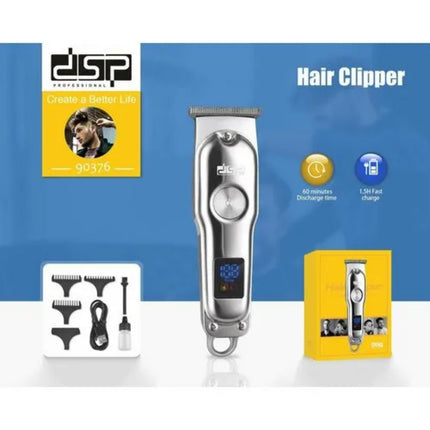 DSP Professional Electric Hair Clipper With LED Display 90376