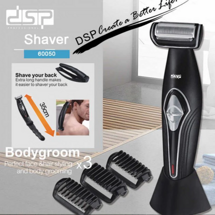 DSP Waterproof Bodygroom Hair Shaver With Extendable Handle 60050 working time 60 minutes