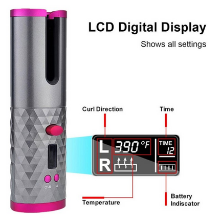 مكواة تجعيد الشعر اللاسلكية DSP 20133A