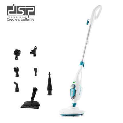 DSP KD2071, 10-in-1 Multipurpose Steam Mop with Detachable Handle & 180° Swivel Head