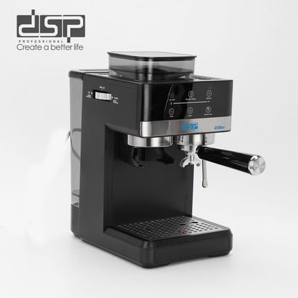DSP 20Bar 1350W Smart Touchscreen Espresso Coffee Makerr W/ 51mm Aluminum Funnel, 20 Grind Settings & Milk Frother