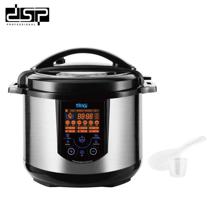 DSP Best Seller Pro Chef XL 10L Electric Pressure Cooker - 70Kpa High Pressure, 12 Smart Modes, Recipes Cooker for Family Meals