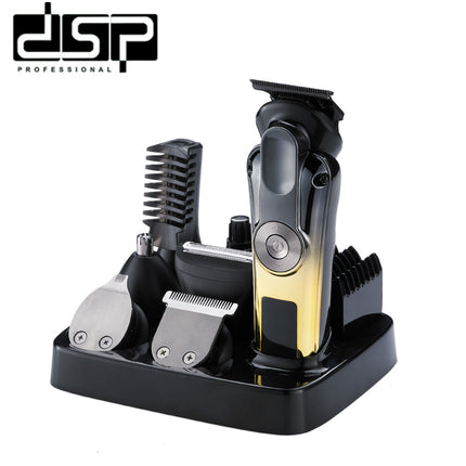 DSP 8-in-1 Men's Grooming Kit - Hair/Nose/Body Trimmer with 8 Attachments, IPX6 Waterproof & LED Display