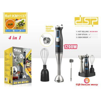 DSP KM1137, 4in1 Blender Set, 1200WDSP KM1137, 4in1 Blender Set, 1200W