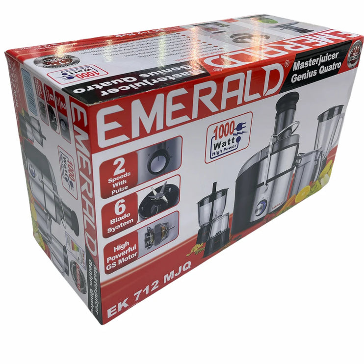 Emerald EK712MJQ Juicer, Blender & Grinder (4in1) /1000W