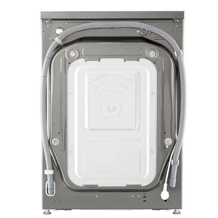 غسالة ملابس إل جي تحميل أمامي، سعة 8 كجم، أوتوماتيكية بالكامل، 1400 دورة في الدقيقة، محرك الدفع المباشر الذكي (AI DD™)، بخار™، لون فضي بلاتيني، موديل F4R6TYGCP