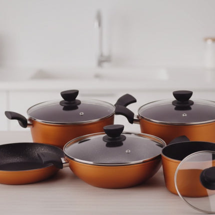 UCOOK DIARIO Cookware Set 9 Pcs