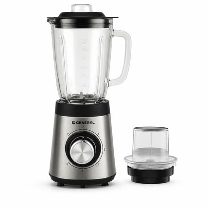 O General Blender Stainless Steel body with glass jug 500W/1.5L